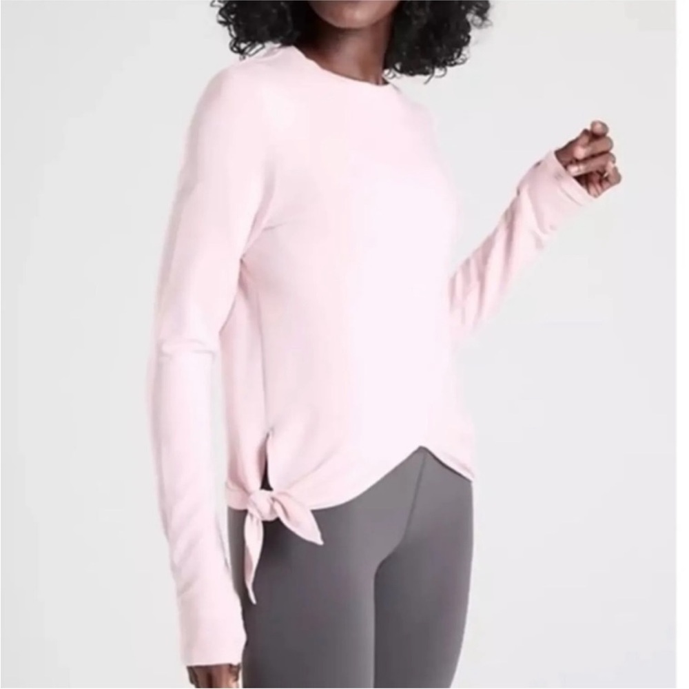 Athleta Nirvana Samsara Side Tie Sweatshirt